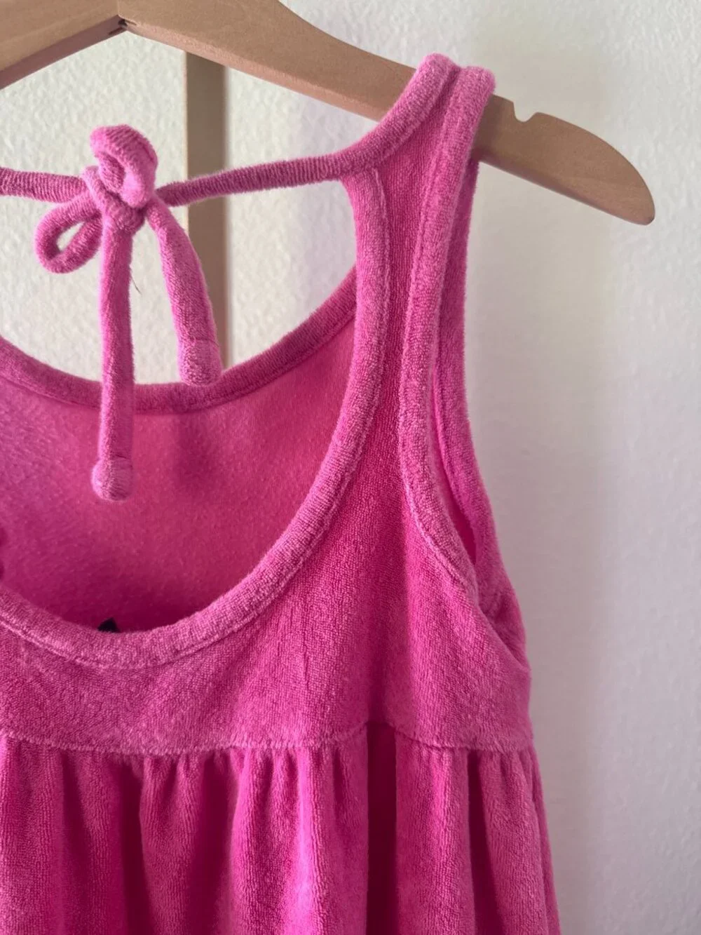 Polo Ralph Lauren Girls Terry Cloth Cover Up Dress Pink Size 5